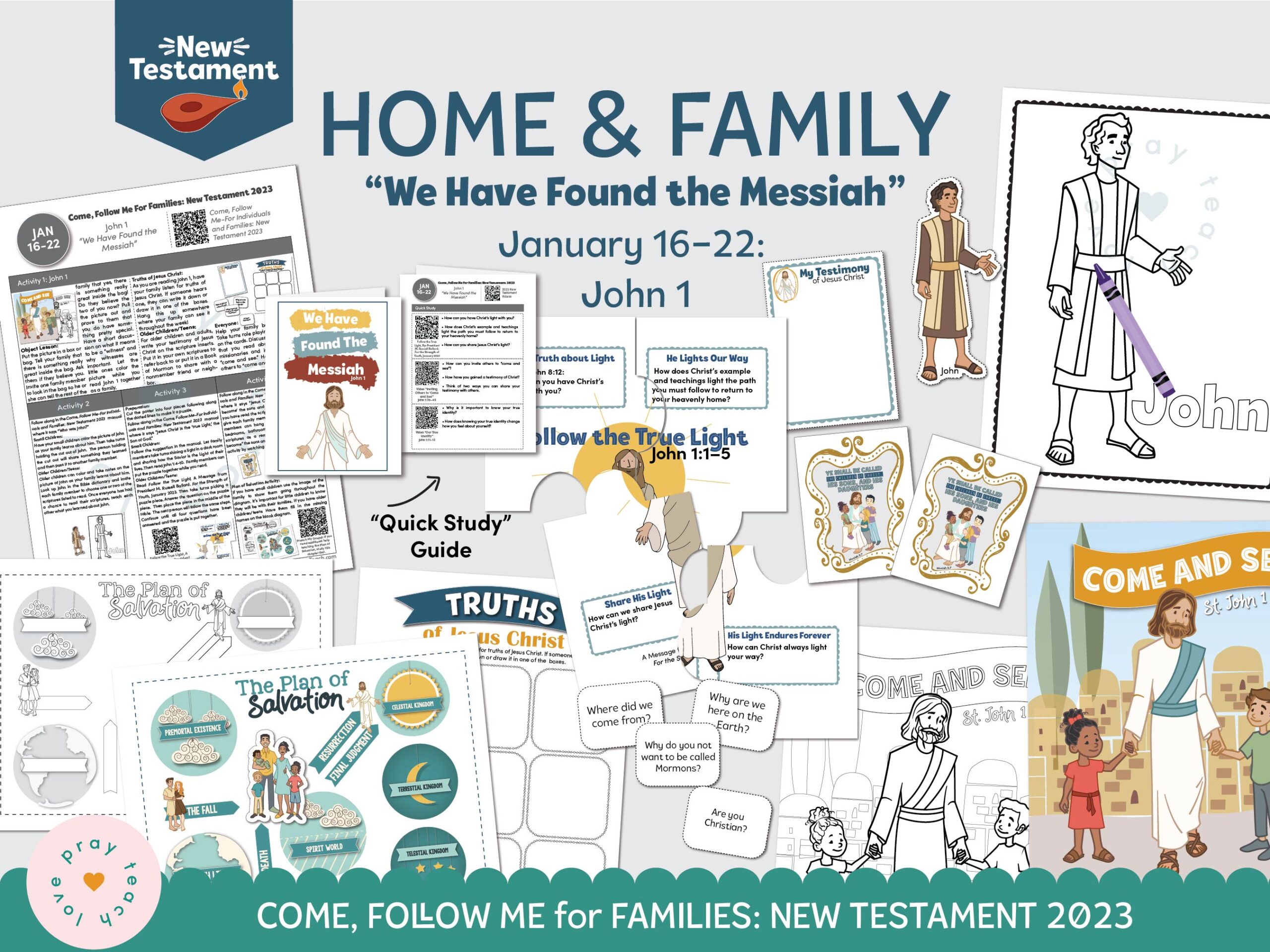 Come, Follow Me—For Individuals and Families: Jan 16-22,“We Have Found the Messiah”