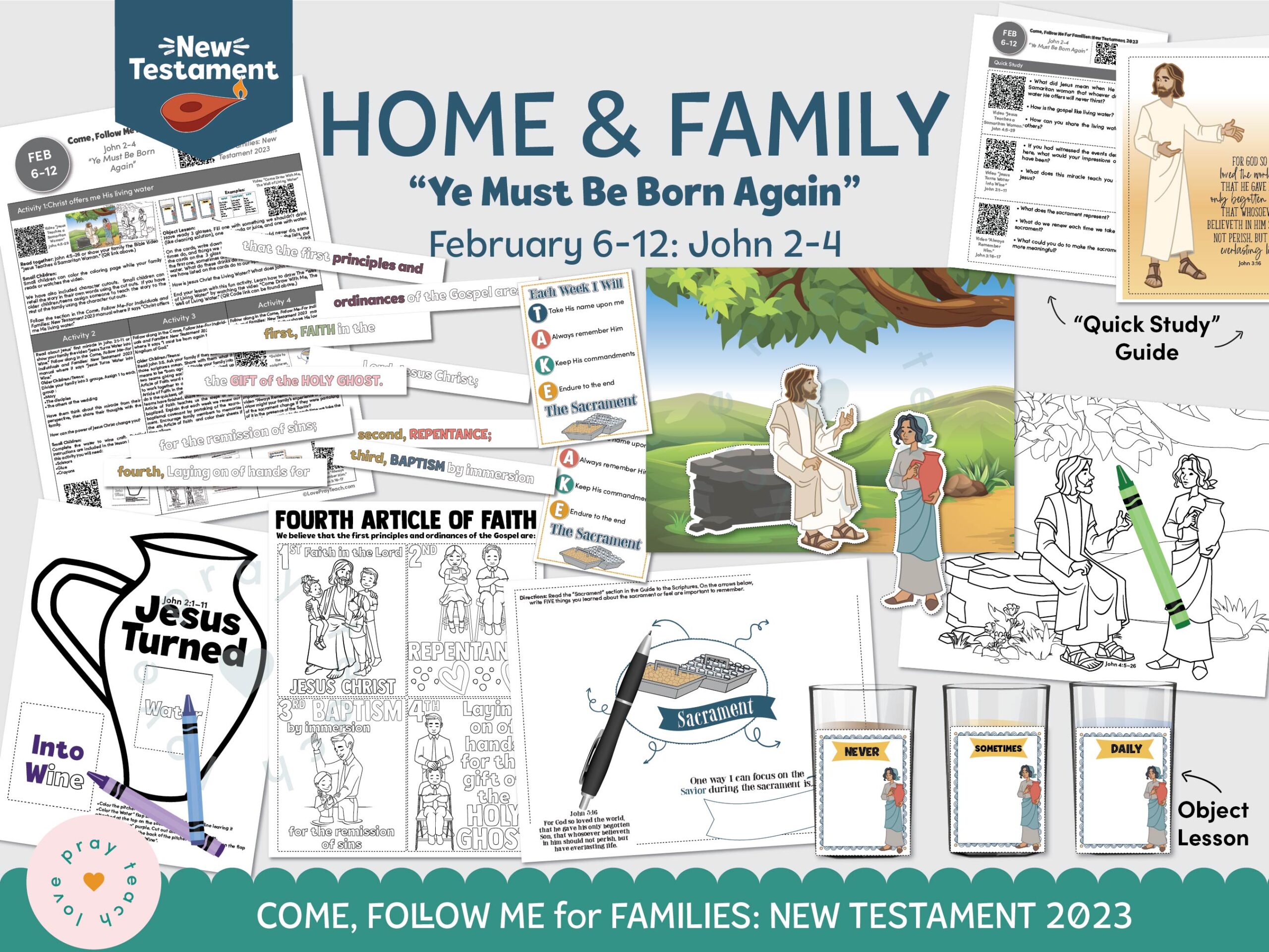 Come, Follow Me—For Individuals and Families: Feb 6-12,“Ye Must Be Born Again”