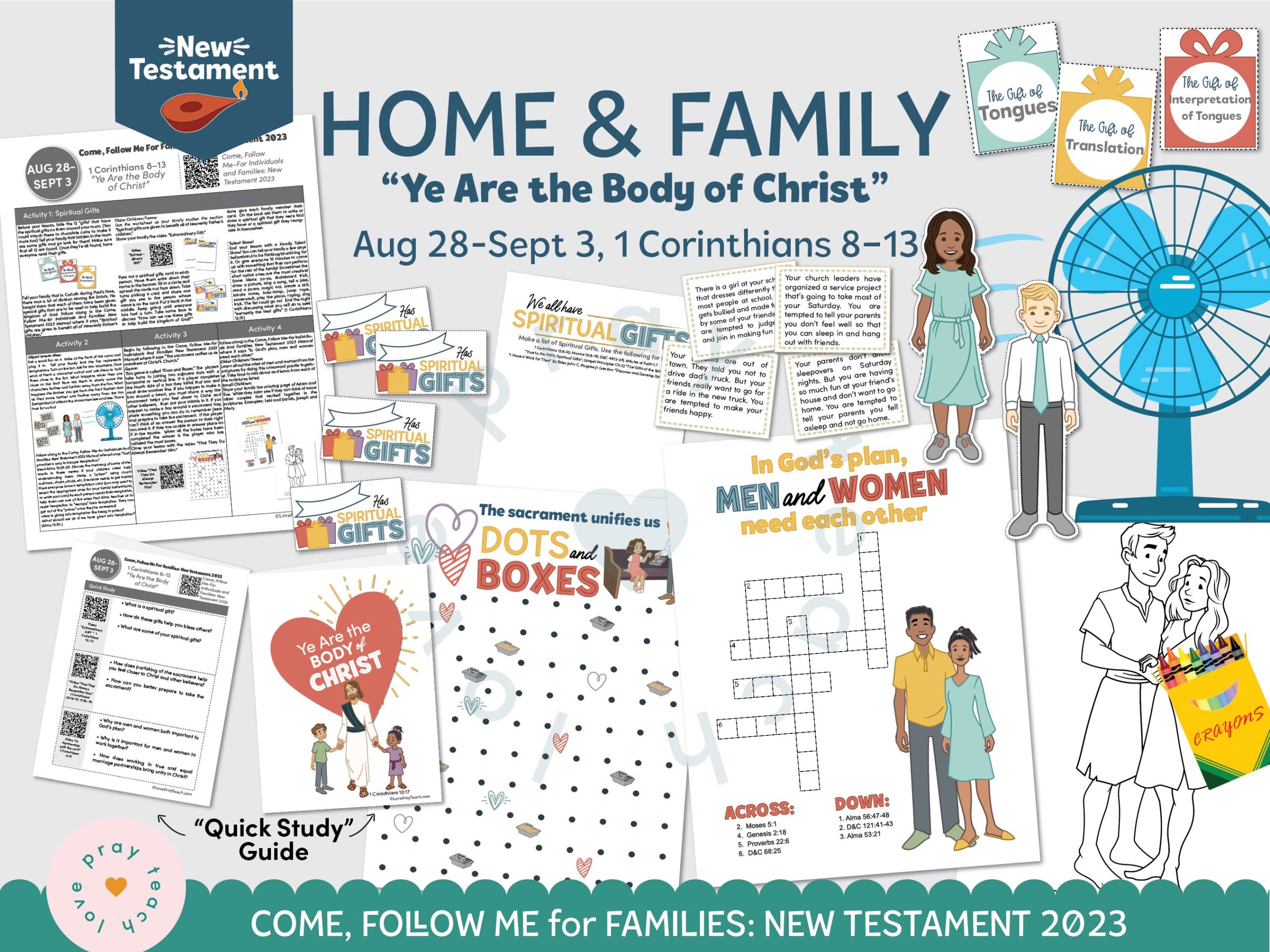 Come, Follow Me—For Individuals and Families: August 28-Sept 3, Ye Are the Body of Christ