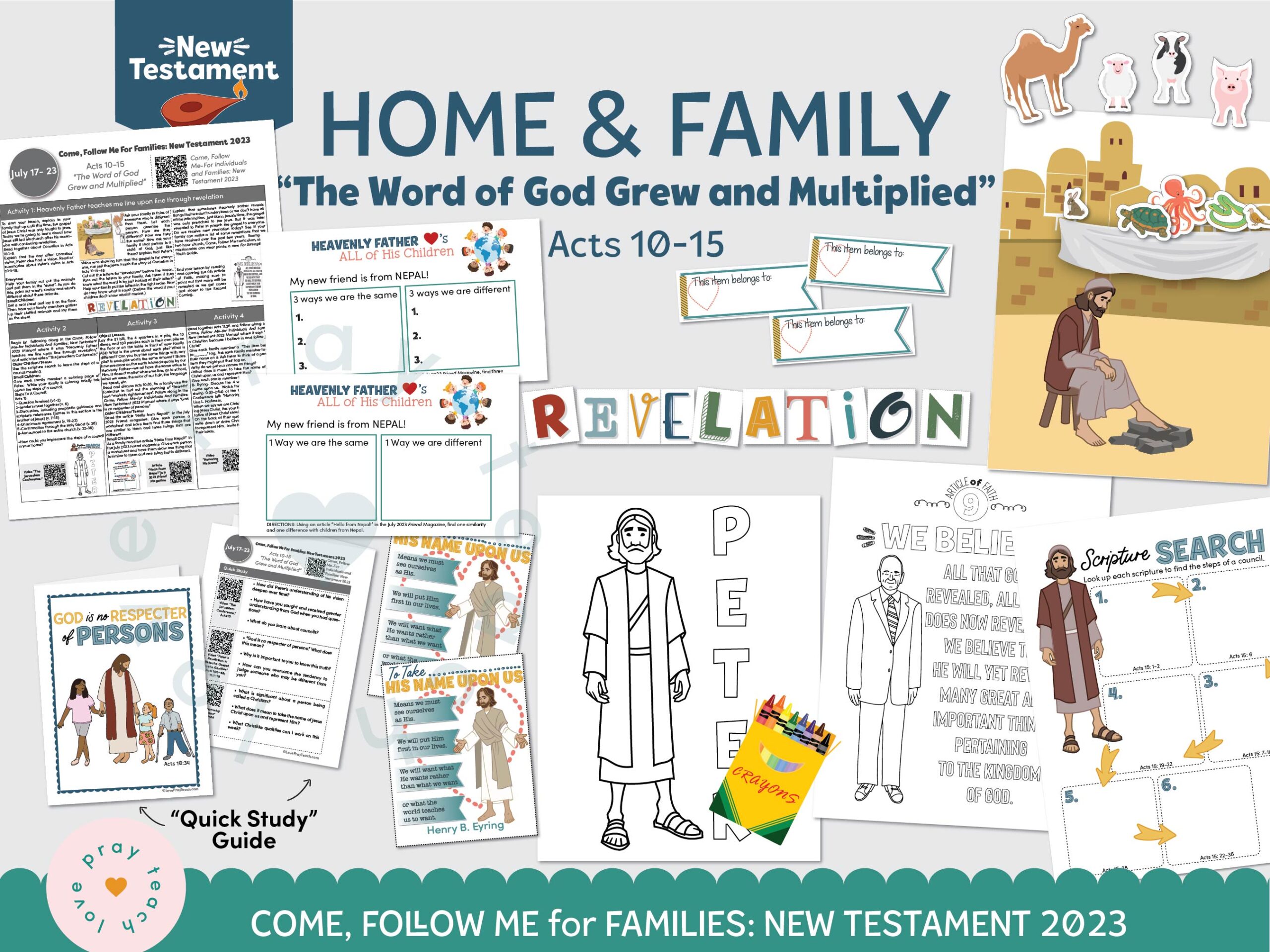 Come, Follow Me—For Individuals and Families: July 17-23, The Word of God Grew and Multiplied