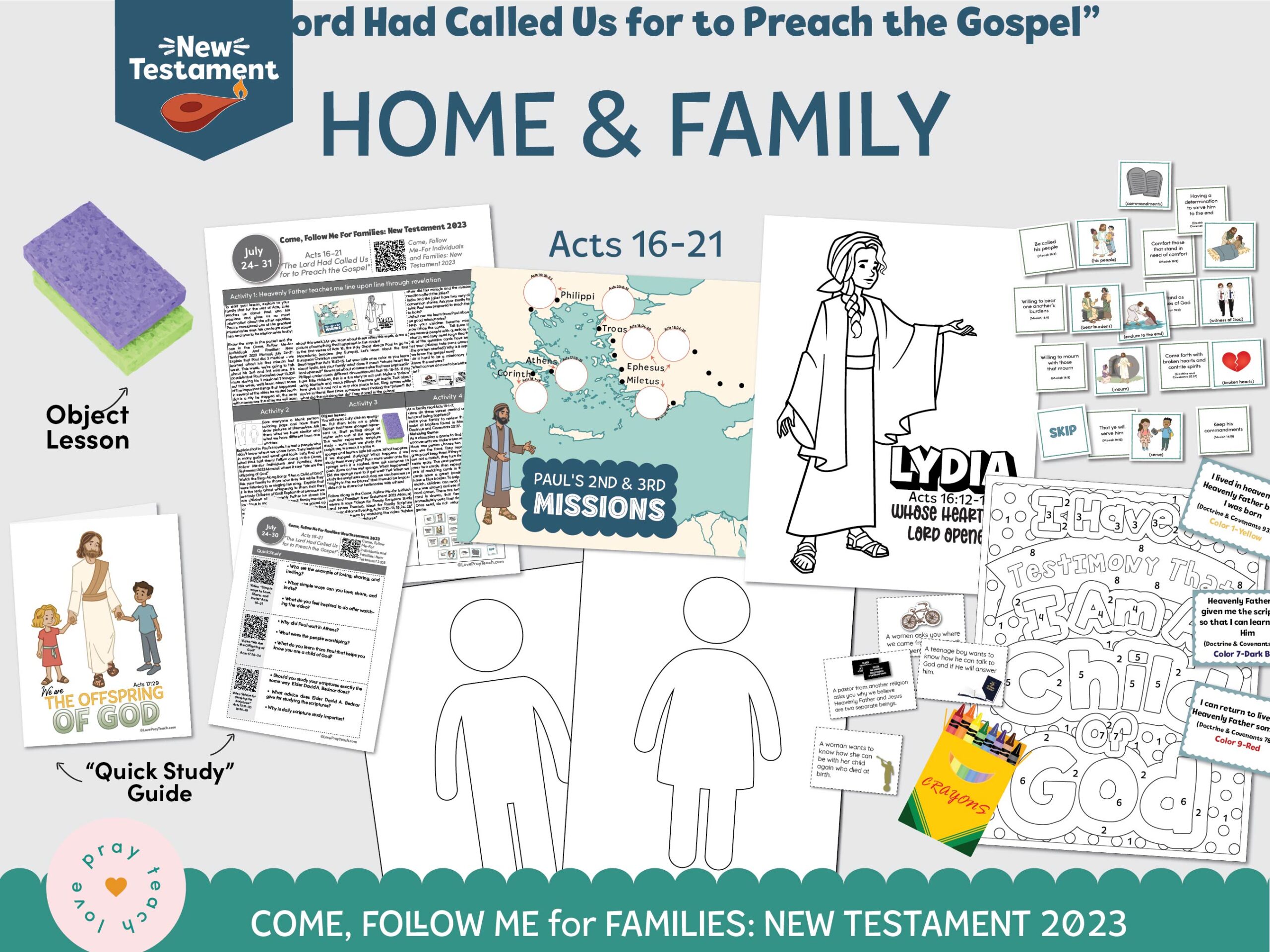 Come, Follow Me—For Individuals and Families: July 24-30, The Lord Had Called Us for to Preach the Gospel