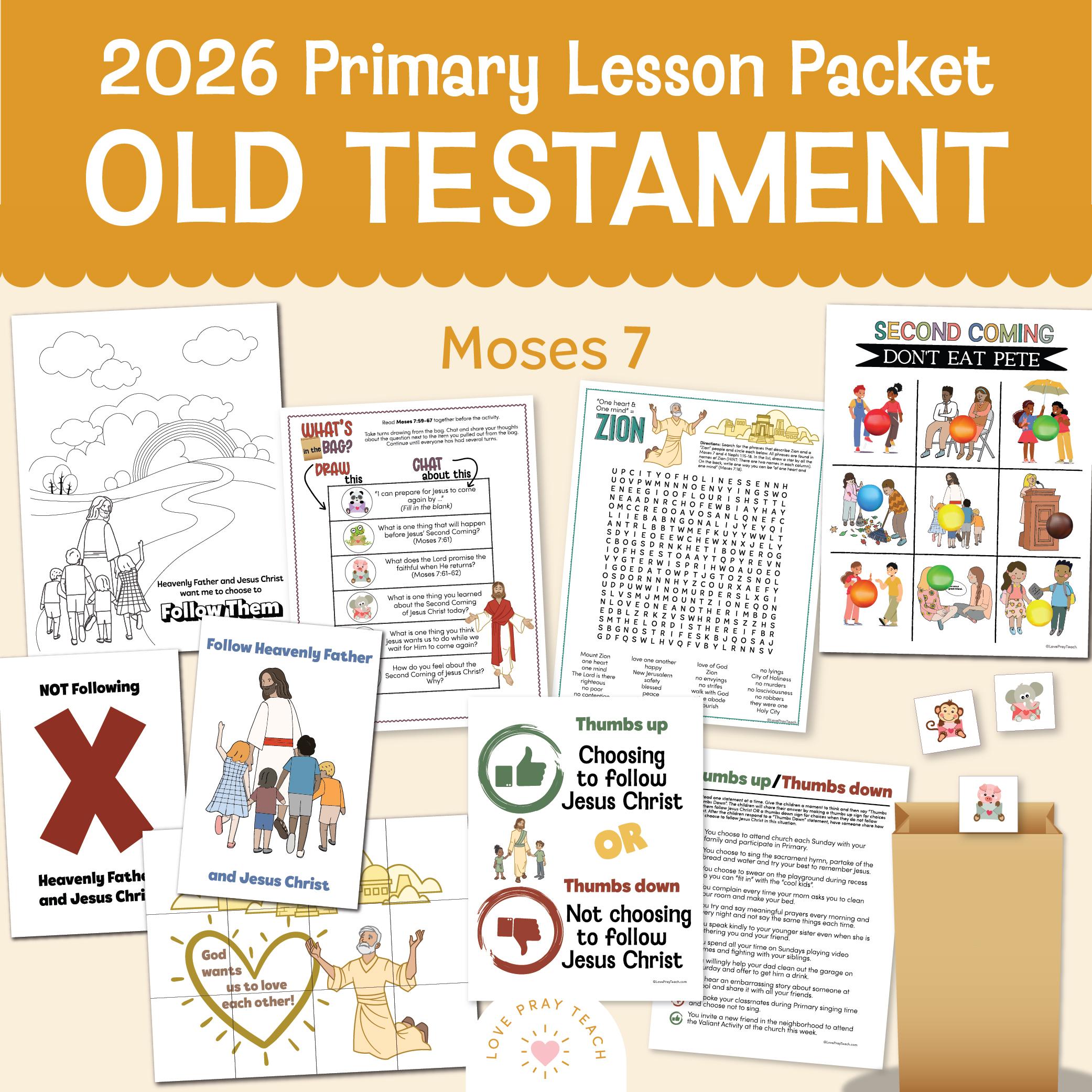 Activities and Learning Ideas for Primary Children February 2-8: “The Lord Called His People Zion” | Moses 7 |